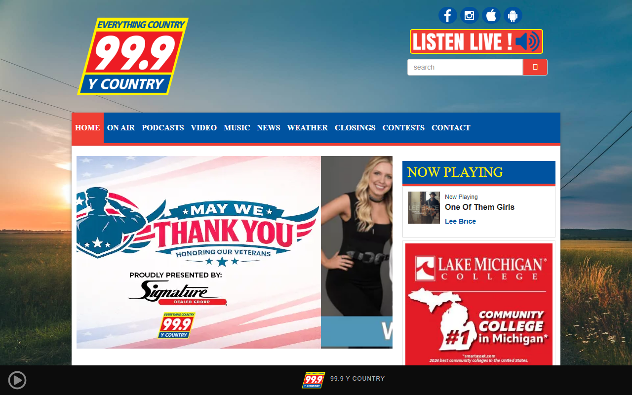 975ycountry.com screenshot