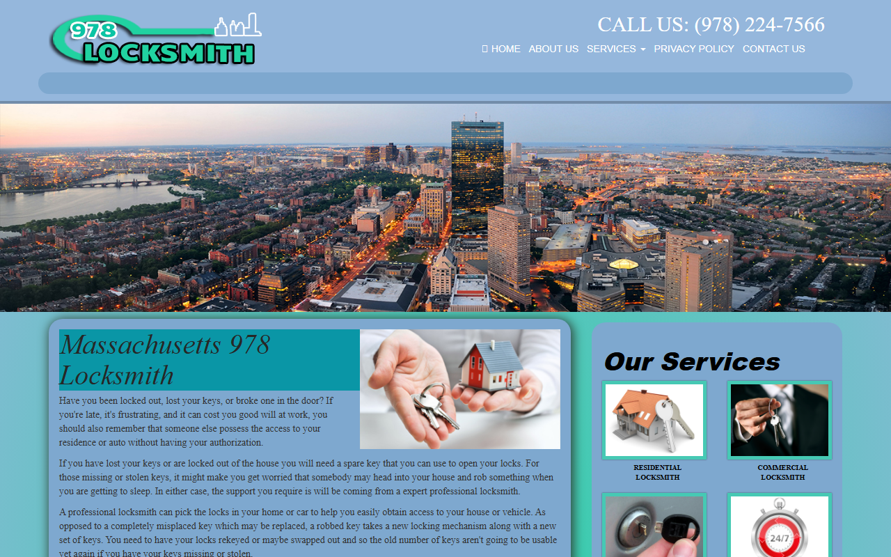 978locksmith.com screenshot