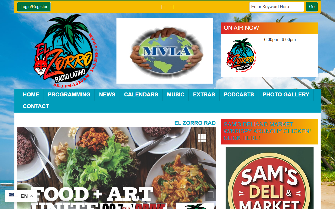 983elzorroradio.com screenshot