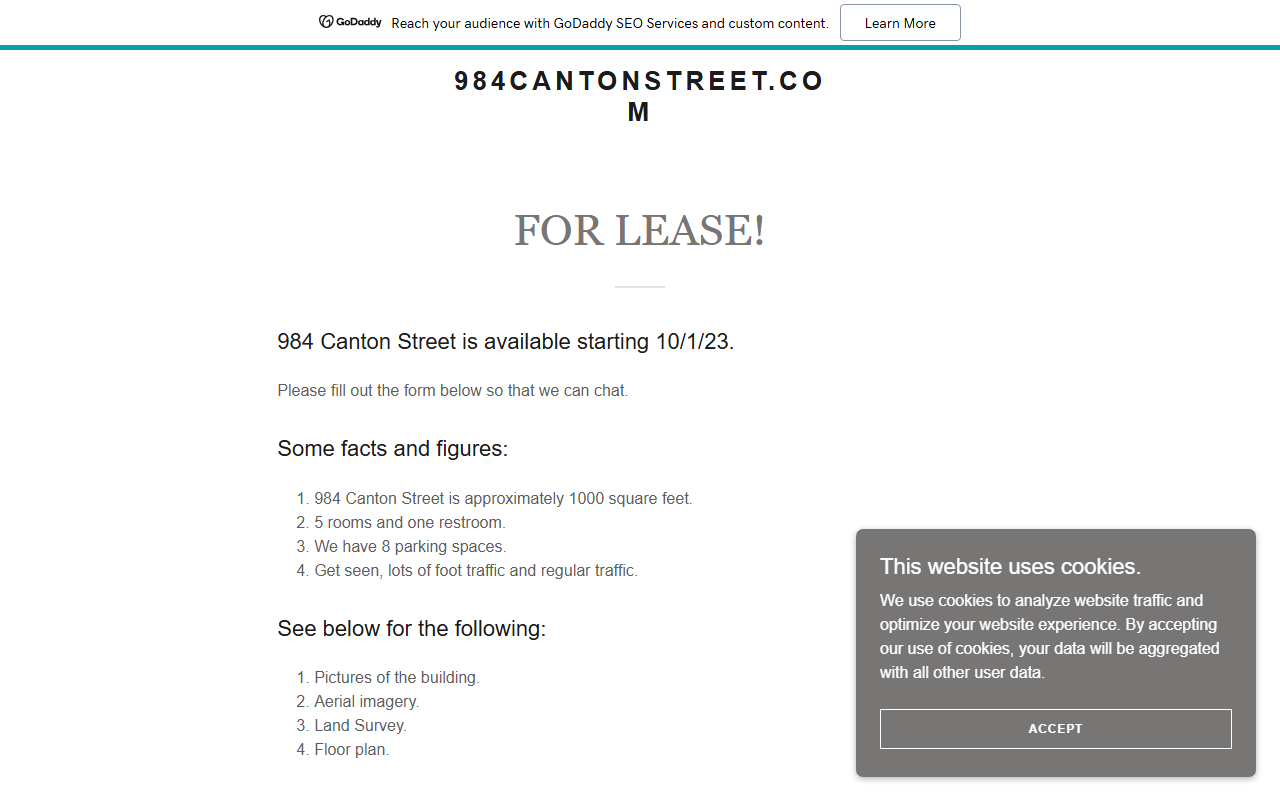 984cantonstreet.com screenshot