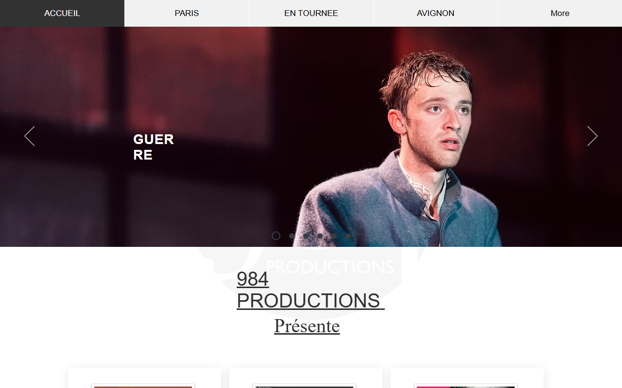 984productions.com screenshot