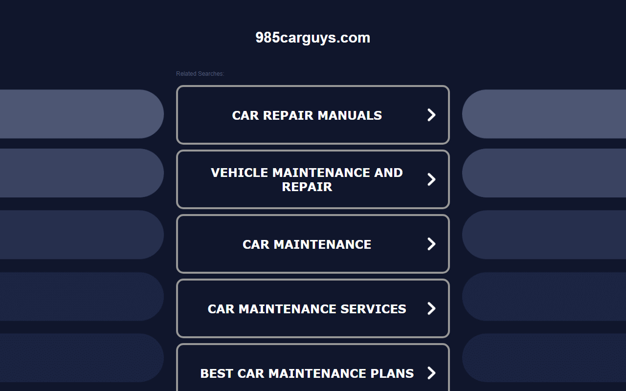 985carguys.com screenshot