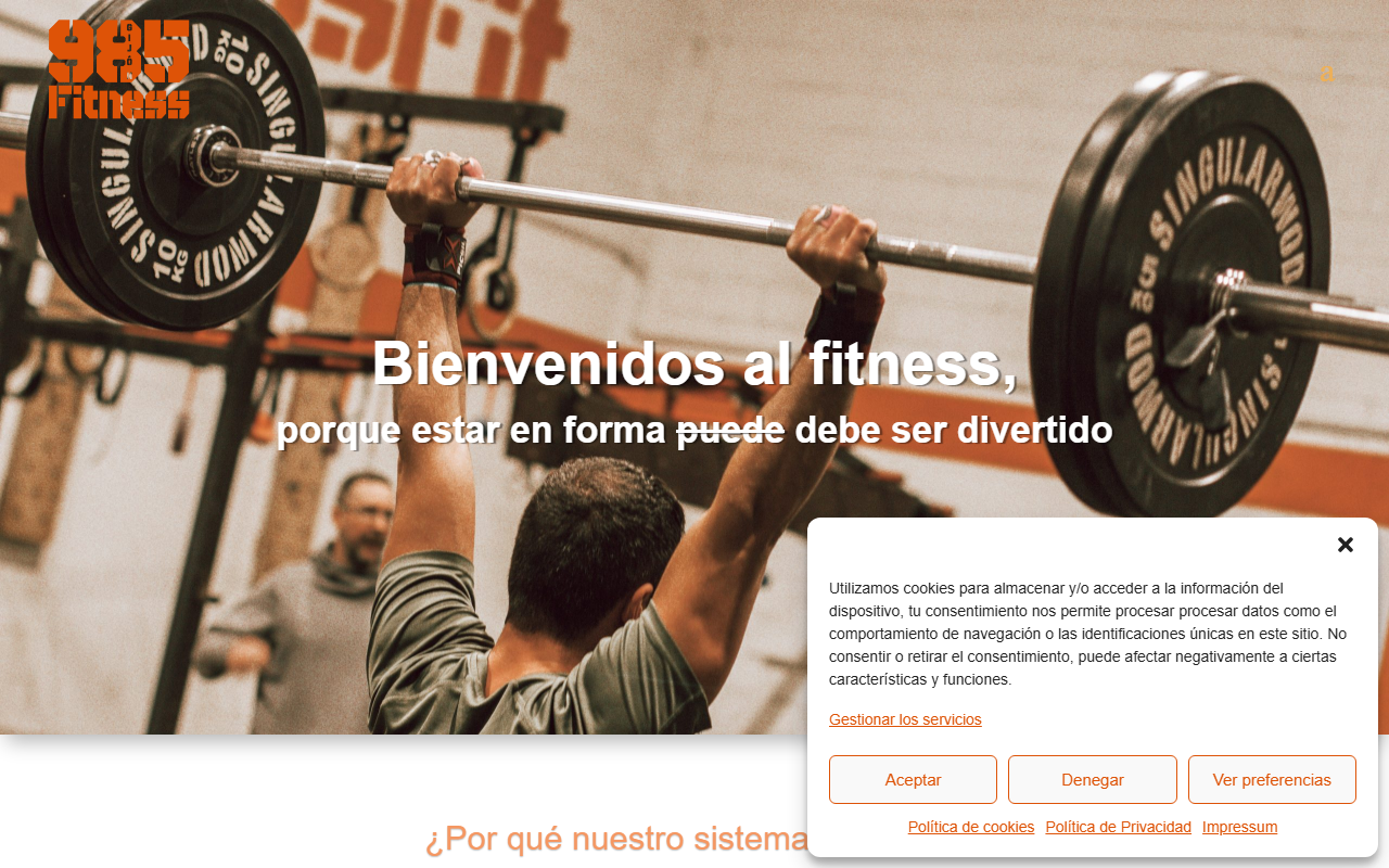 985crossfit.com screenshot