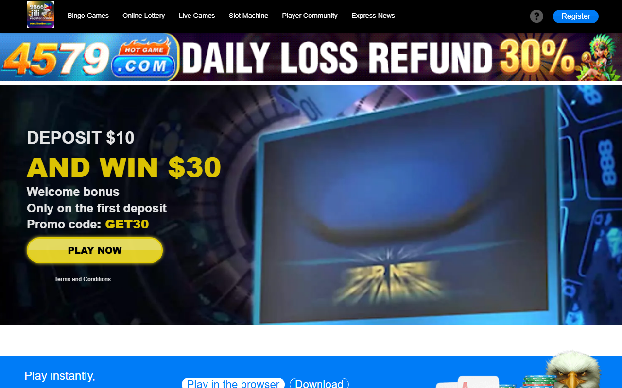 9866jilionline.com screenshot