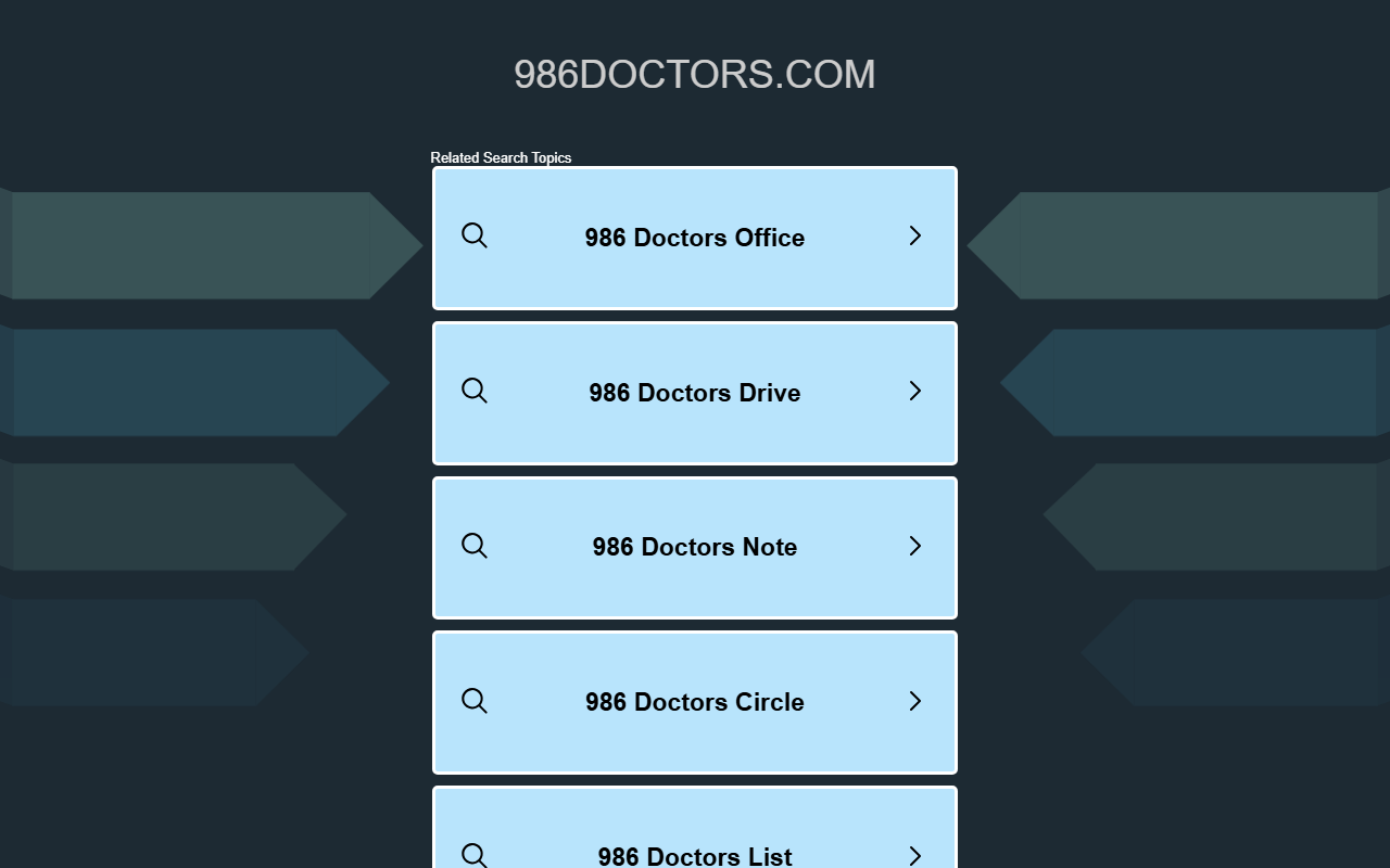 986doctors.com screenshot
