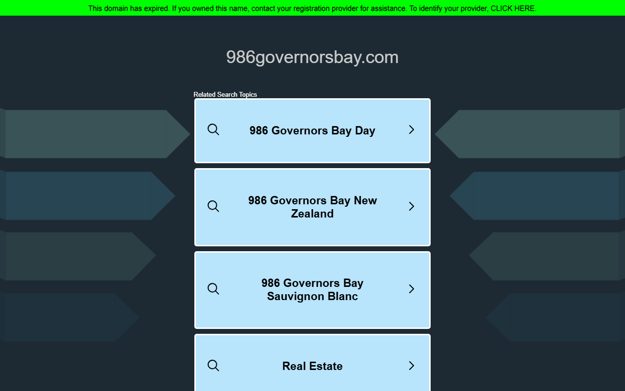 986governorsbay.com screenshot