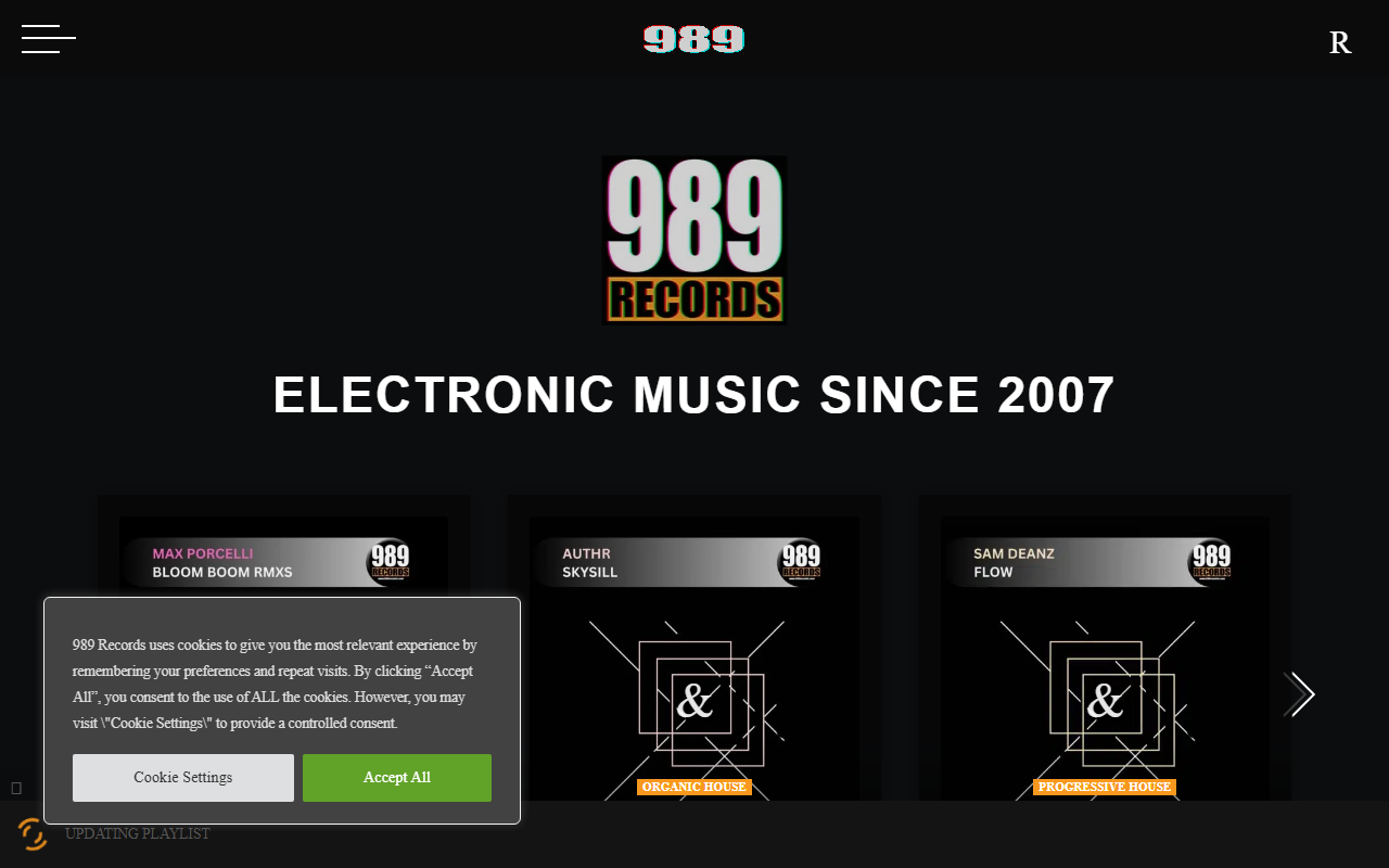 989records.com screenshot