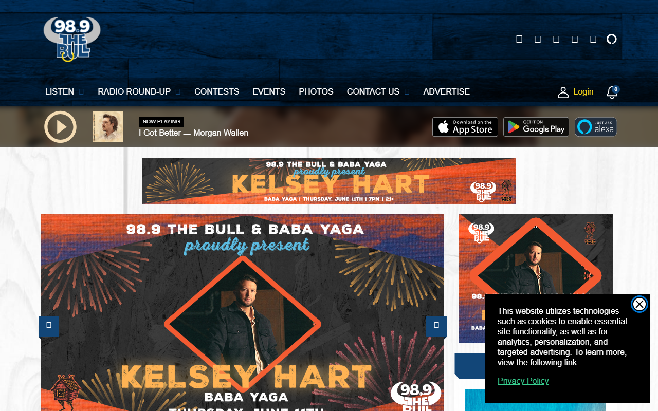 989thebull.com screenshot