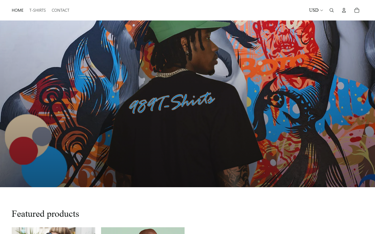 989tshirts.com screenshot